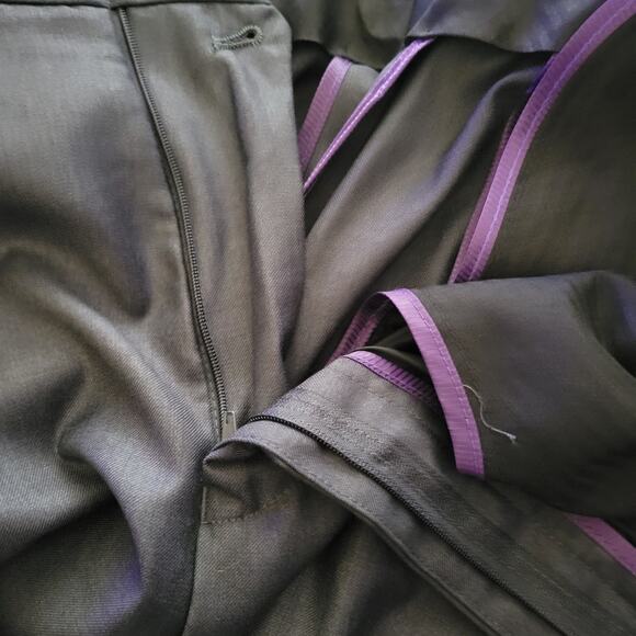 DaVinci OMO Men's Dress Pants Model Paris Size 38W Raw Hem New with Tags - Picture 6 of 7